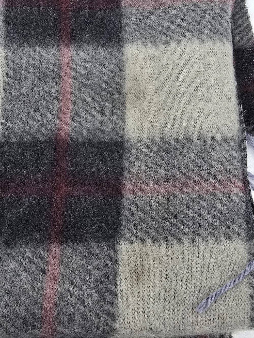 Minky Accessories - (NWT) Plaid Soft Winter Fringe Scarf